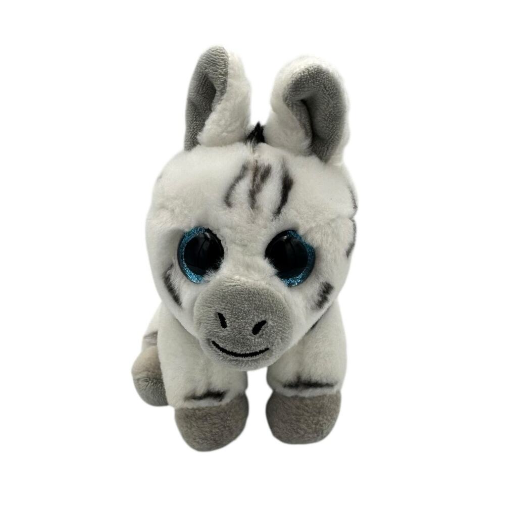Ty Retired Beanie Boo Stripes the Zebra 6" Tall Mini Sized Plush Stuffed Animal